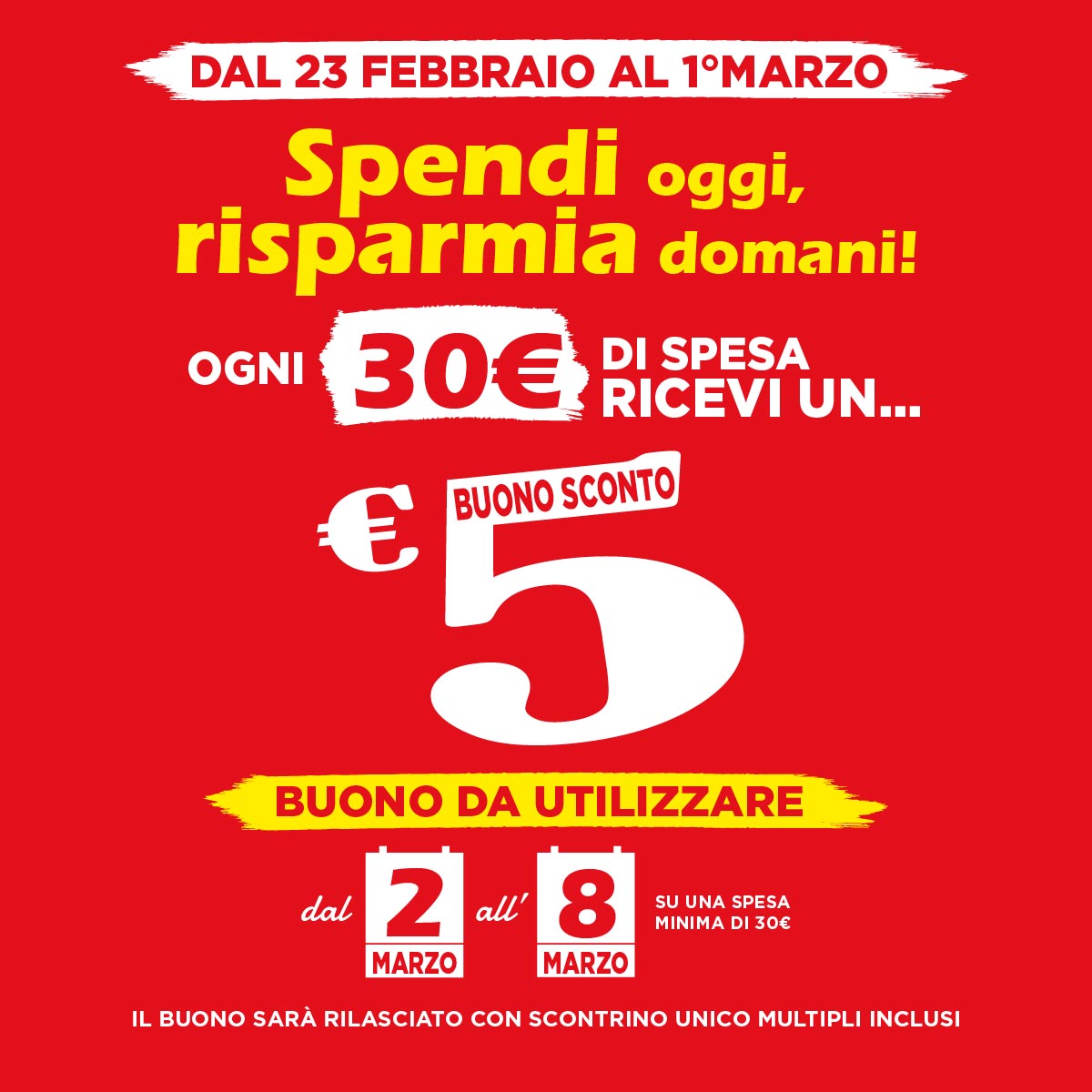 Spendi oggi e risparmia domani!