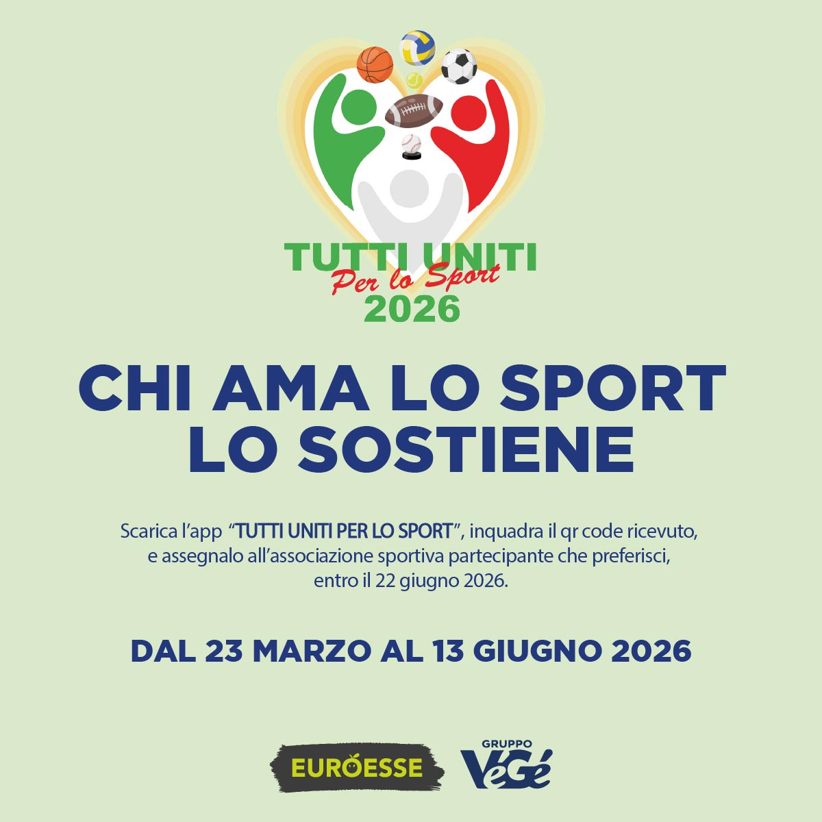 Tutti Uniti per lo Sport - 2026