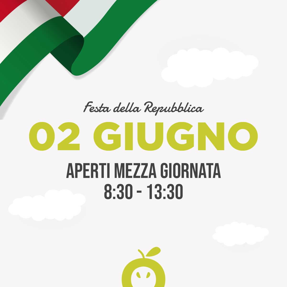 Avviso Orario Festa della Repubblica 2026