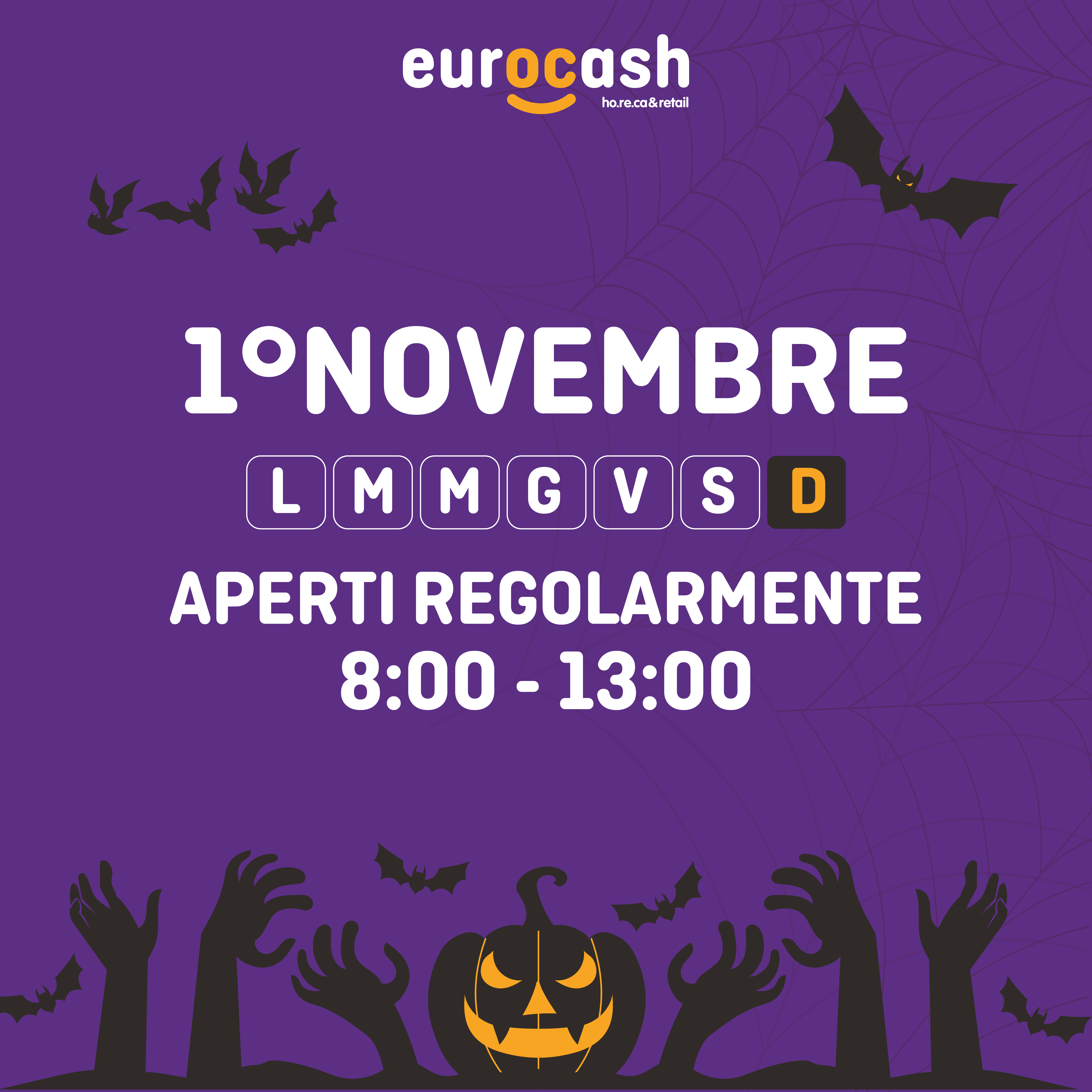 Orari 1° Novembre 2026