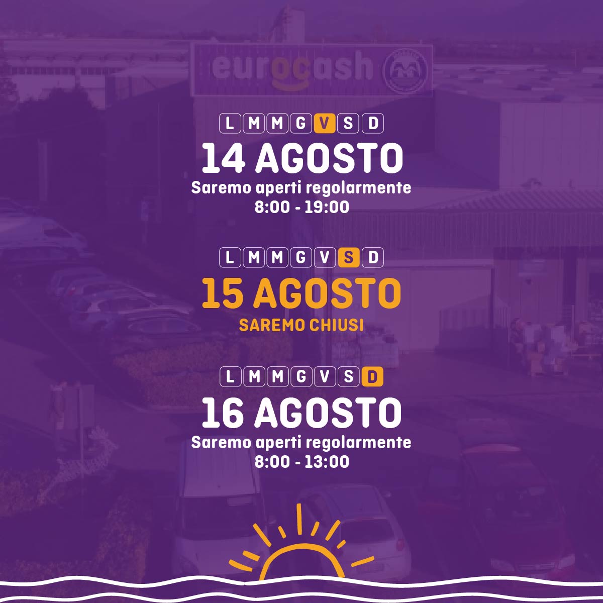 Weekend di Ferragosto 2026