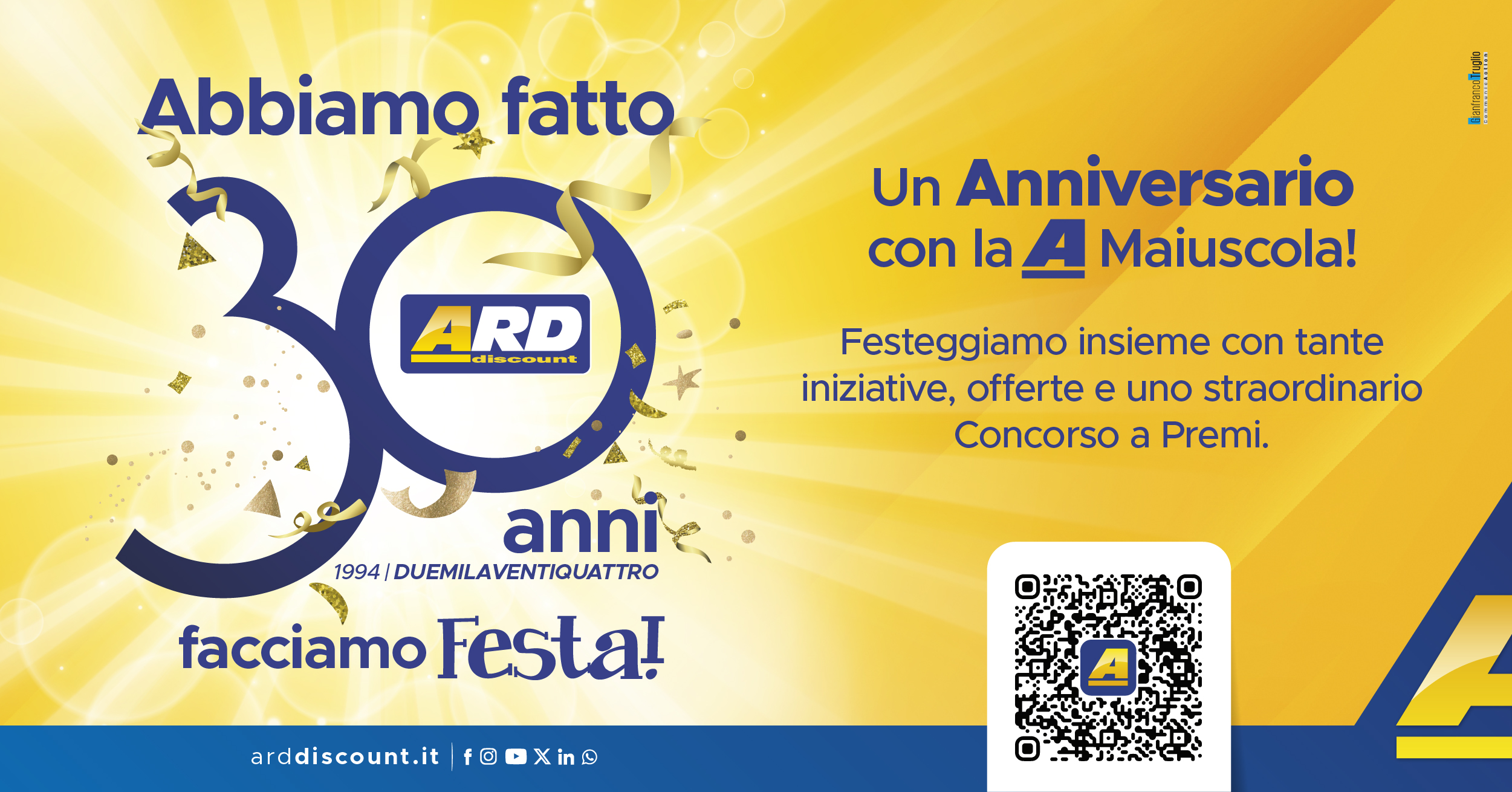 ARD Discount festeggia il 30° anniversario con un Grande Concorso!