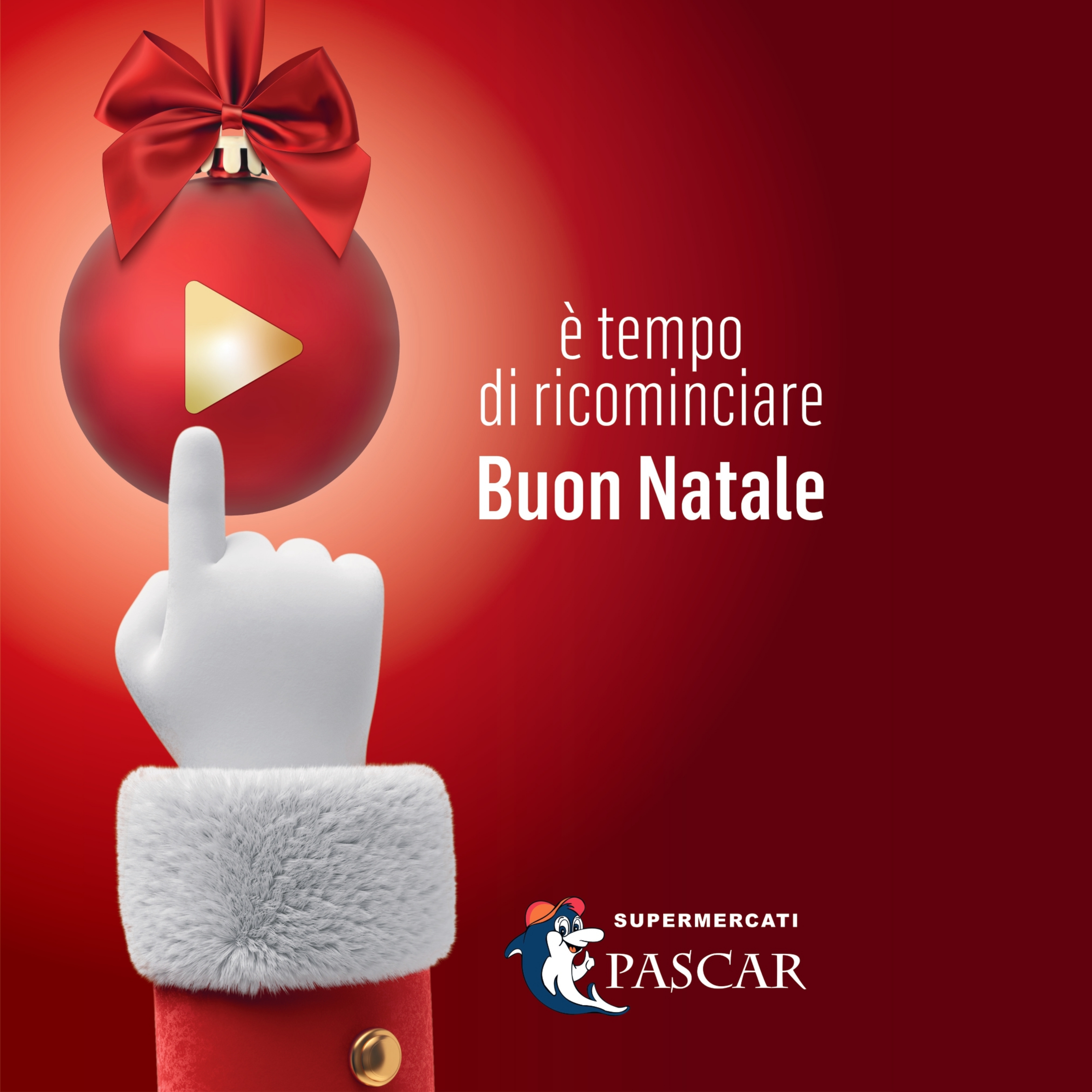 Auguri di Buon Natale dai supermercati Pascar!