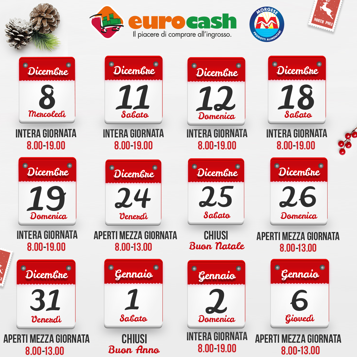 Avvisi Orari Festività Natalizie