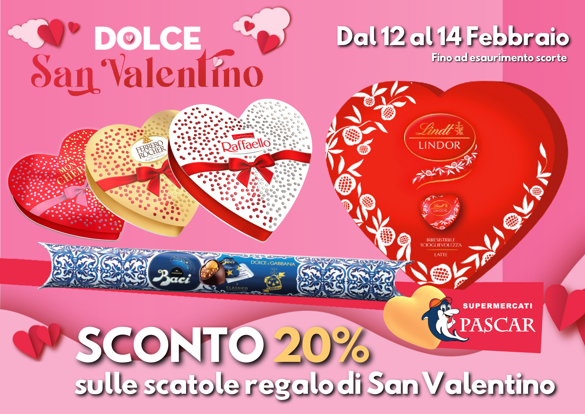 Dolce San Valentino! 20% di sconto sulle scatole regalo