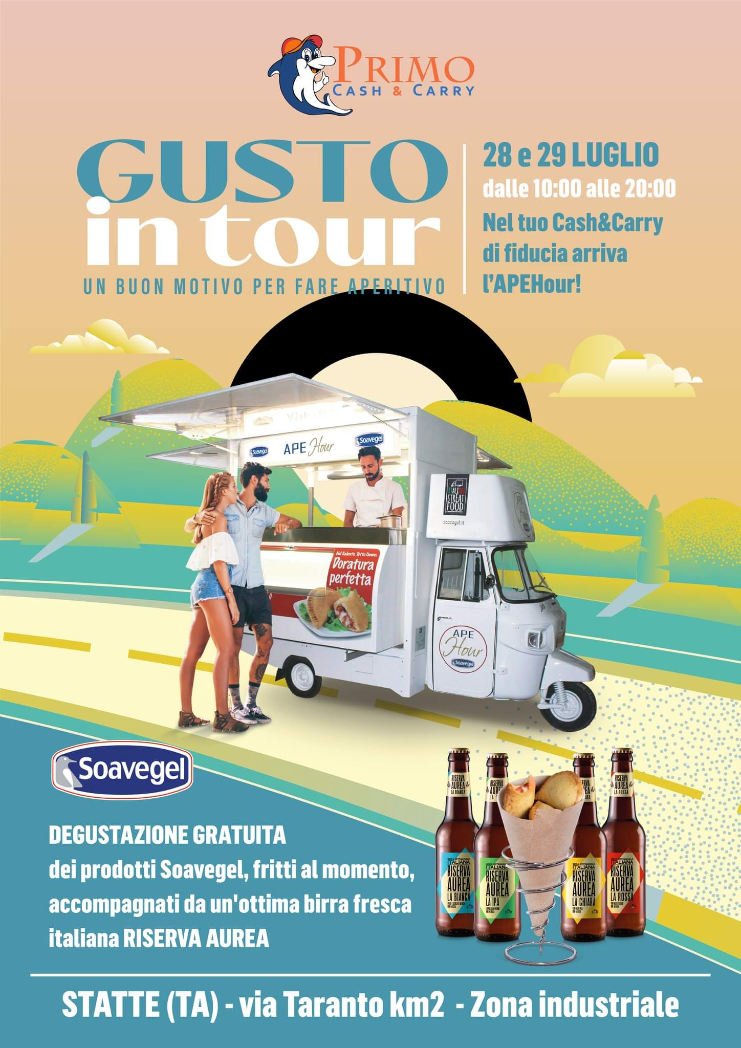 Gusto in tour...un buon motivo di fare aperitivo! Dal 28 al 29 Luglio 2022