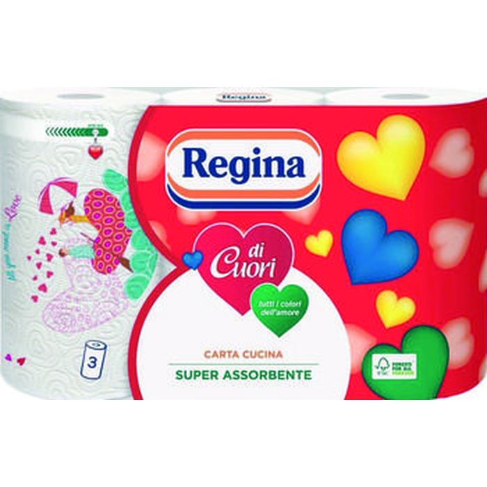 Regina di cuori asciugatutto 3 rotoli