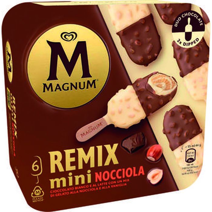 Algida magnum mini remix nocciola x 6