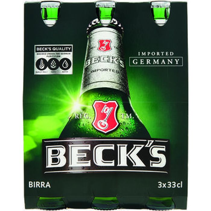 Beck's birra 33 cl x 3