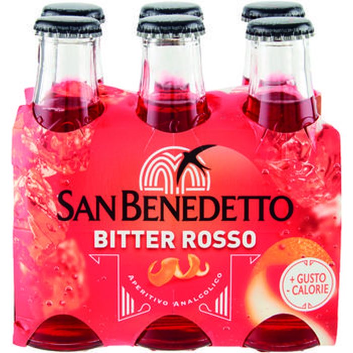 San benedetto bitter bianco/rosso 100 ml x 6