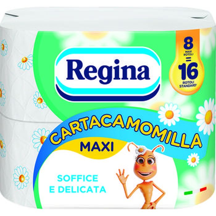 regina carta camomilla 8 rotoli