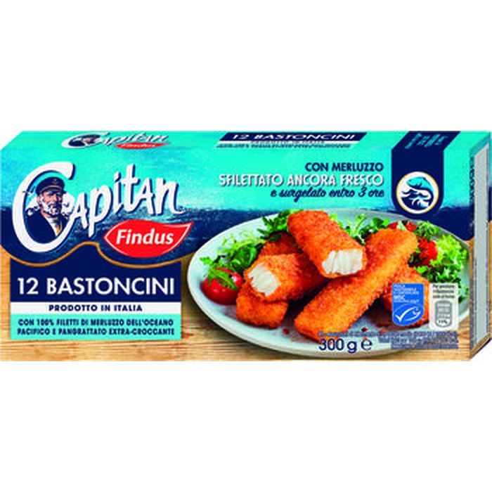 findus 12 bastoncini di merluzzo 300 gr