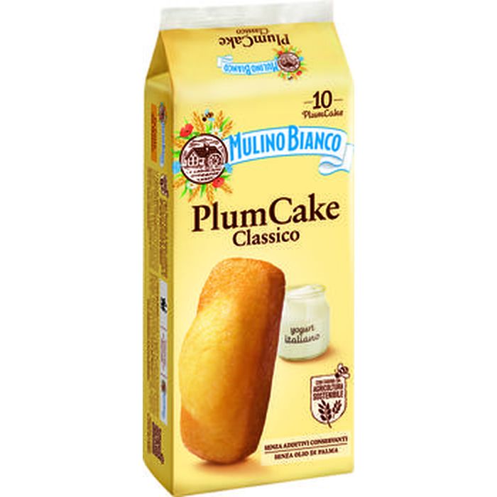 Mulino bianco 10 plumcake classico con yogurt 330 gr