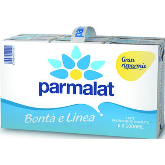 Parmalat latte uht parzialmente scremato 1 lt x 6