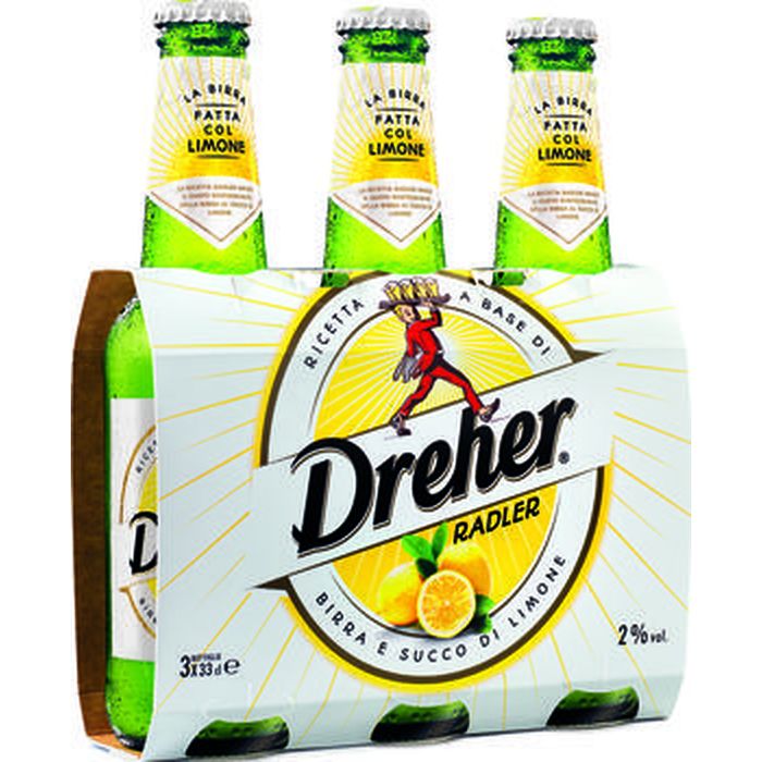 Dreher radler lemon 33 cl x 3