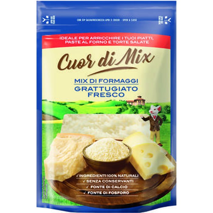 Parmareggio cuor di mix grattugiato fresco 70 gr