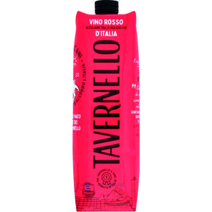 Tavernello vino rosso brick 1 lt 
