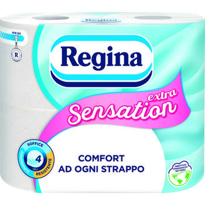 Regina carta igienica sensation 4 rotoli