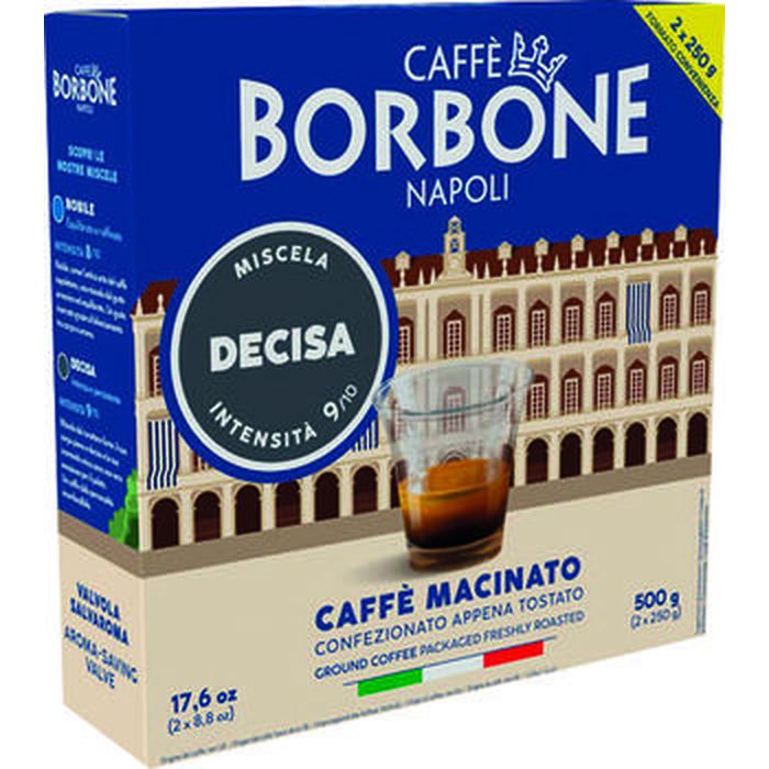 borbone caffè macinato miscela decisa 250 gr x 2