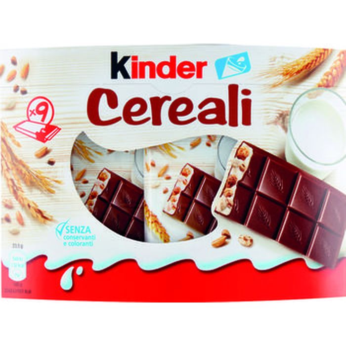 kinder cereali 9 pz