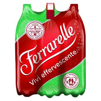 Ferrarelle acqua minerale effervescente naturale 1,5 lt x 6 bottiglie
