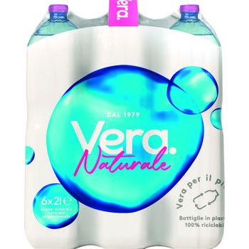 Vera acqua minerale naturale 2 lt x 6 bottiglie