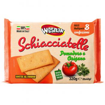 SCHIACCIATELLE POMODORO E ORIGANO - Wesnak - ARD Discount