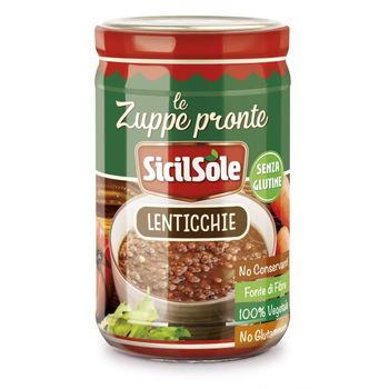 ZUPPA PRONTA DI LENTICCHIE SICILSOLE gr 290