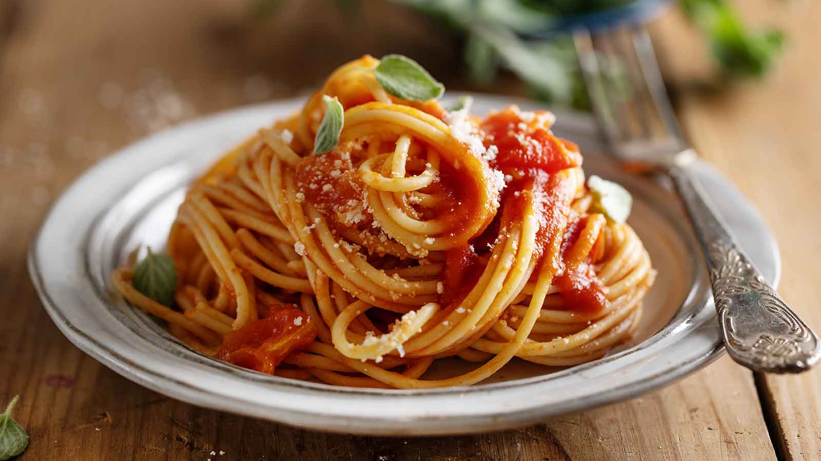 Spaghetti con pomodorini